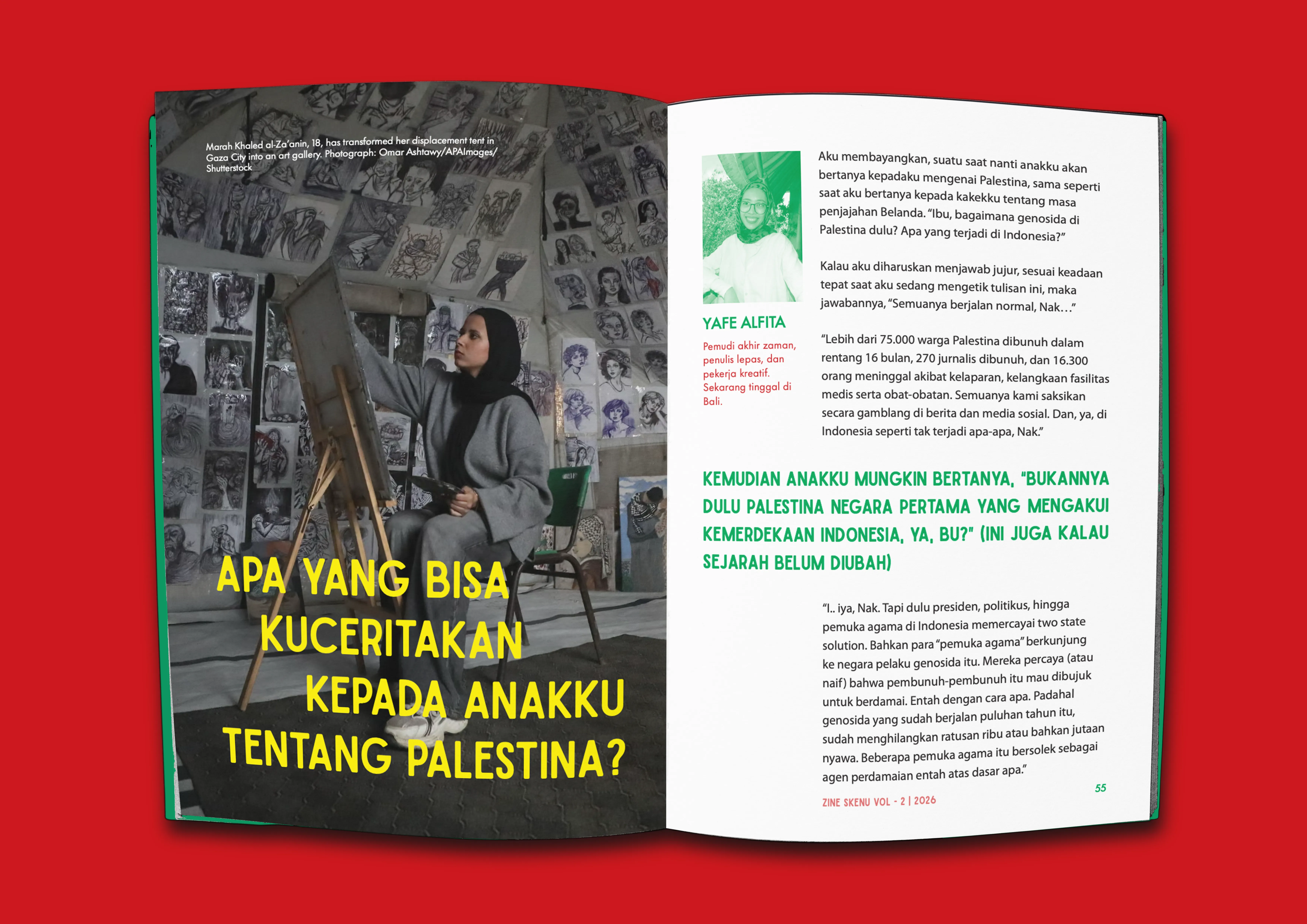 Zine SkeNu Vol. #2 – Palestine and The Awakening Tomorrow