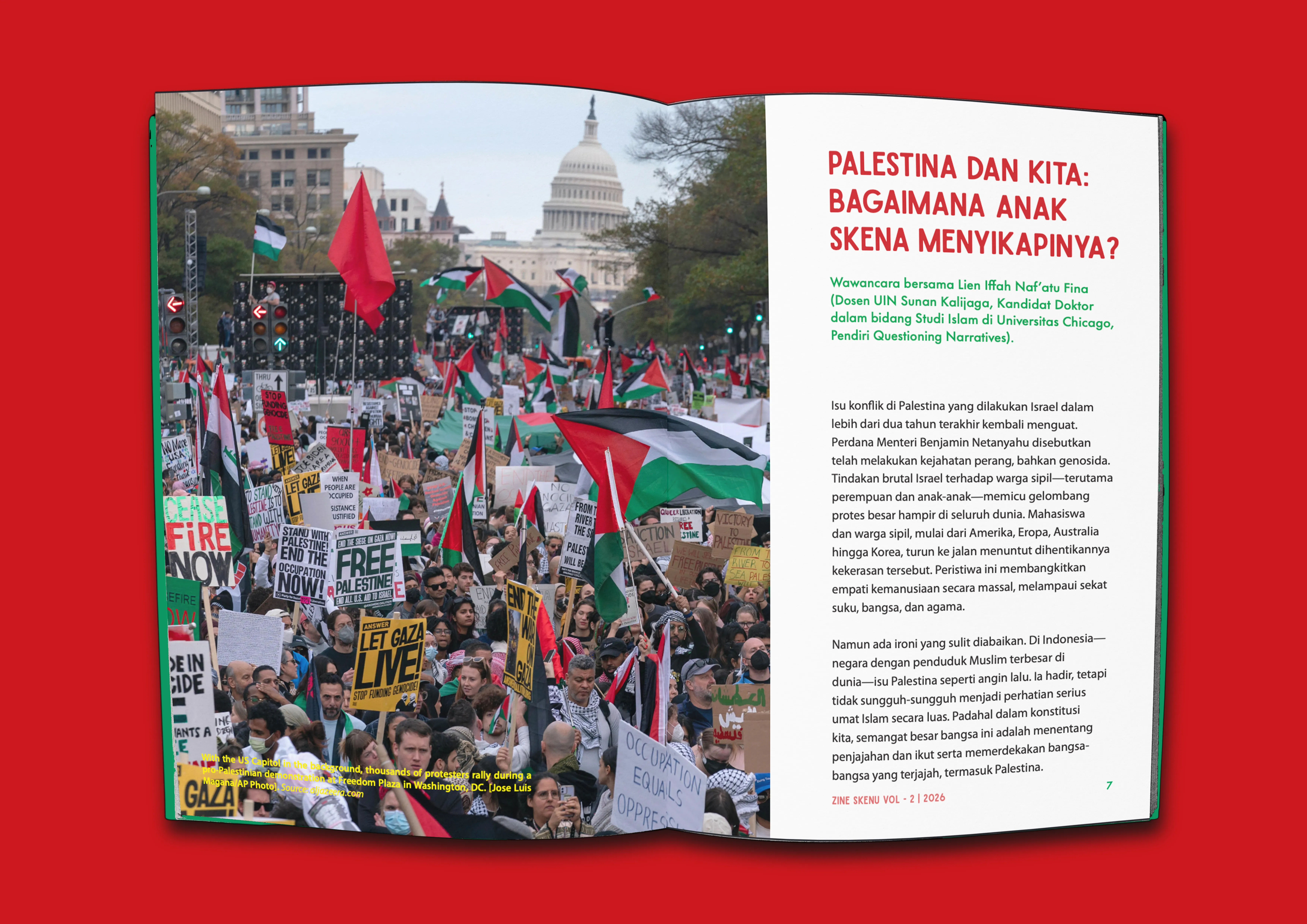 Zine SkeNu Vol. #2 – Palestine and The Awakening Tomorrow